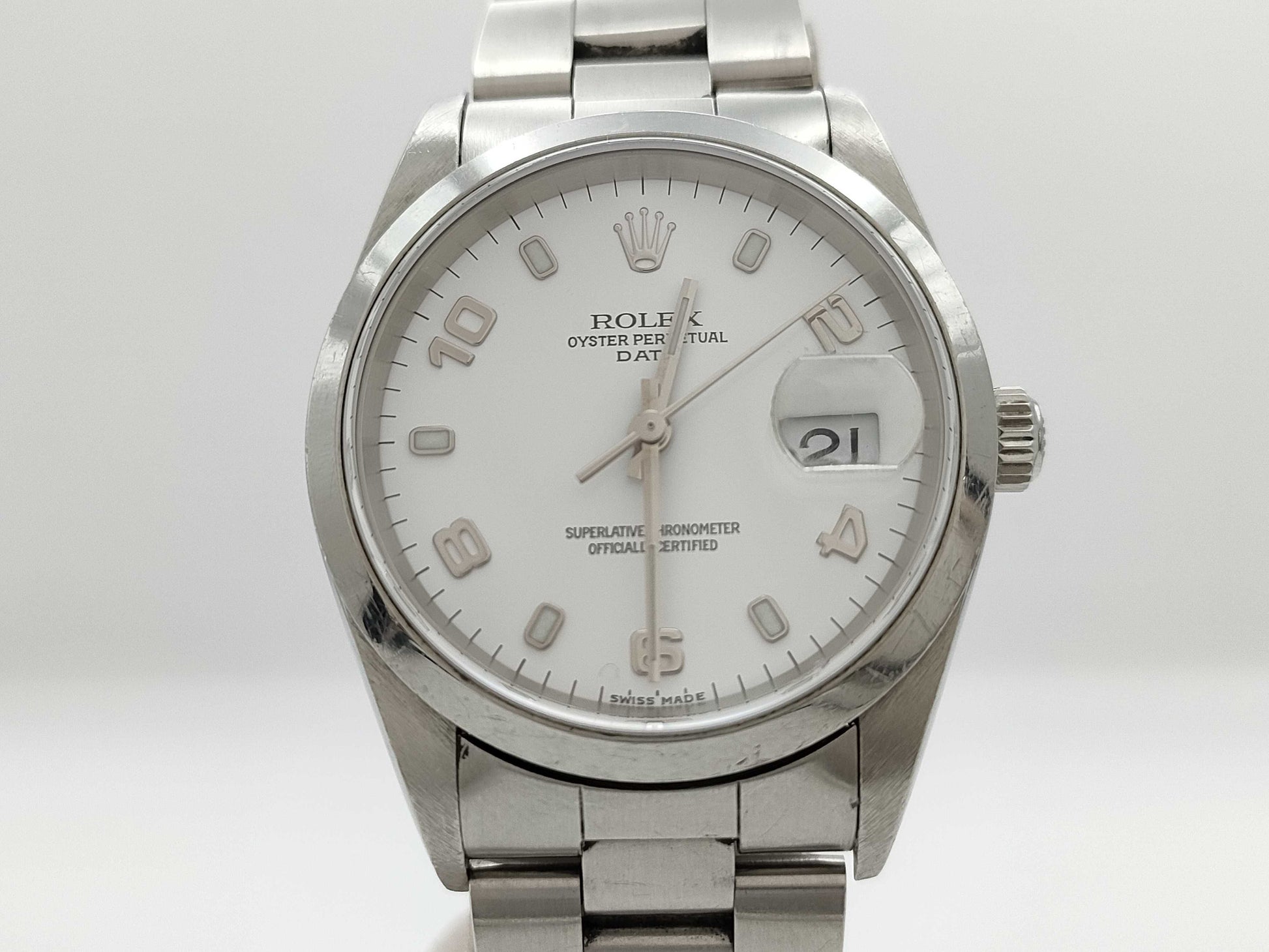 ROLEX 15200 A740422 White Dial Men's Watch