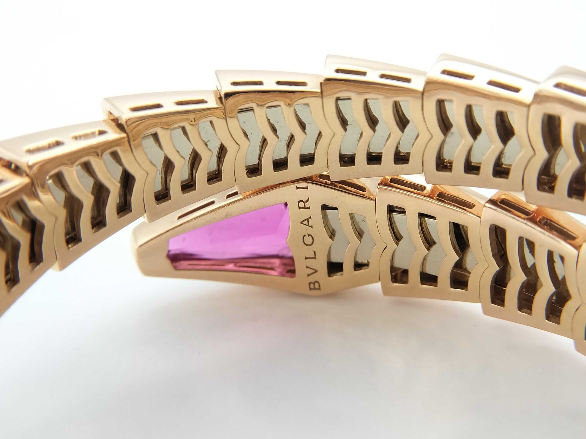 BVLGARI Serpenti S Bracelet with Diamonds, 750, 54.8g 