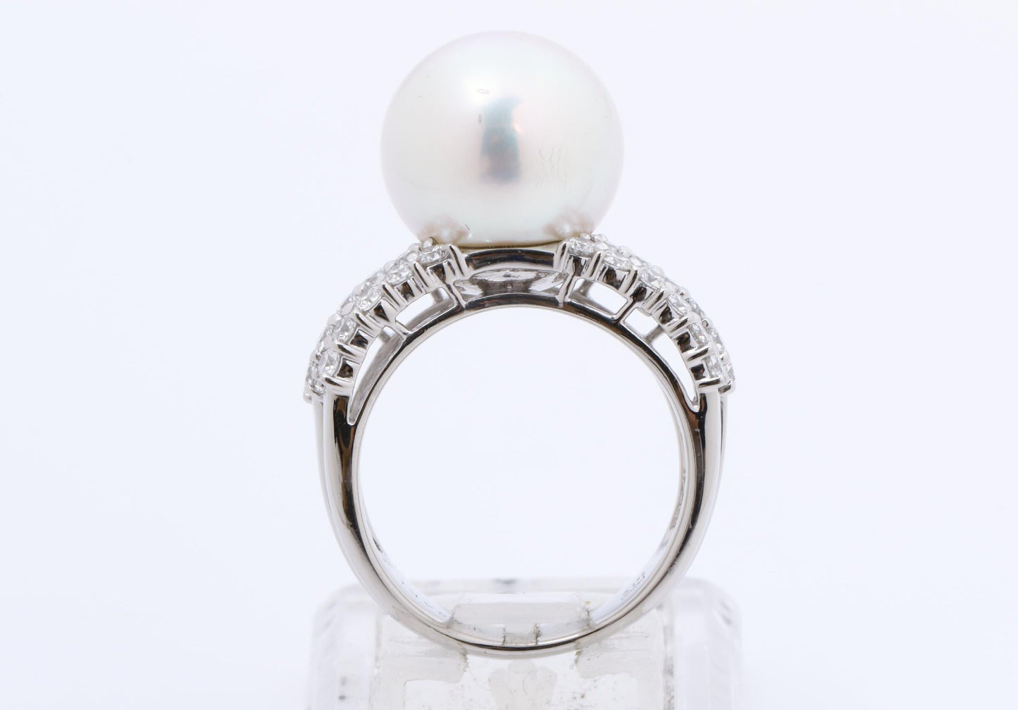 TASAKI Pearl Ring, 1.19ct, 13.3mm Diameter, PT900, 17.7g 