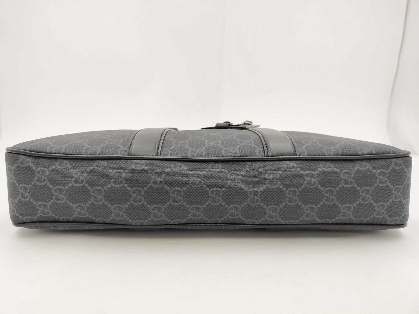 GUCCI GUCCI GG Black Medium Briefcase Business Bag 792077 Business Bag