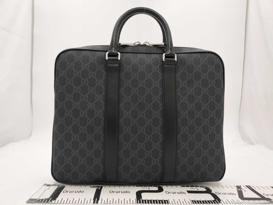 GUCCI GUCCI GG Black Medium Briefcase Business Bag 792077 Business Bag