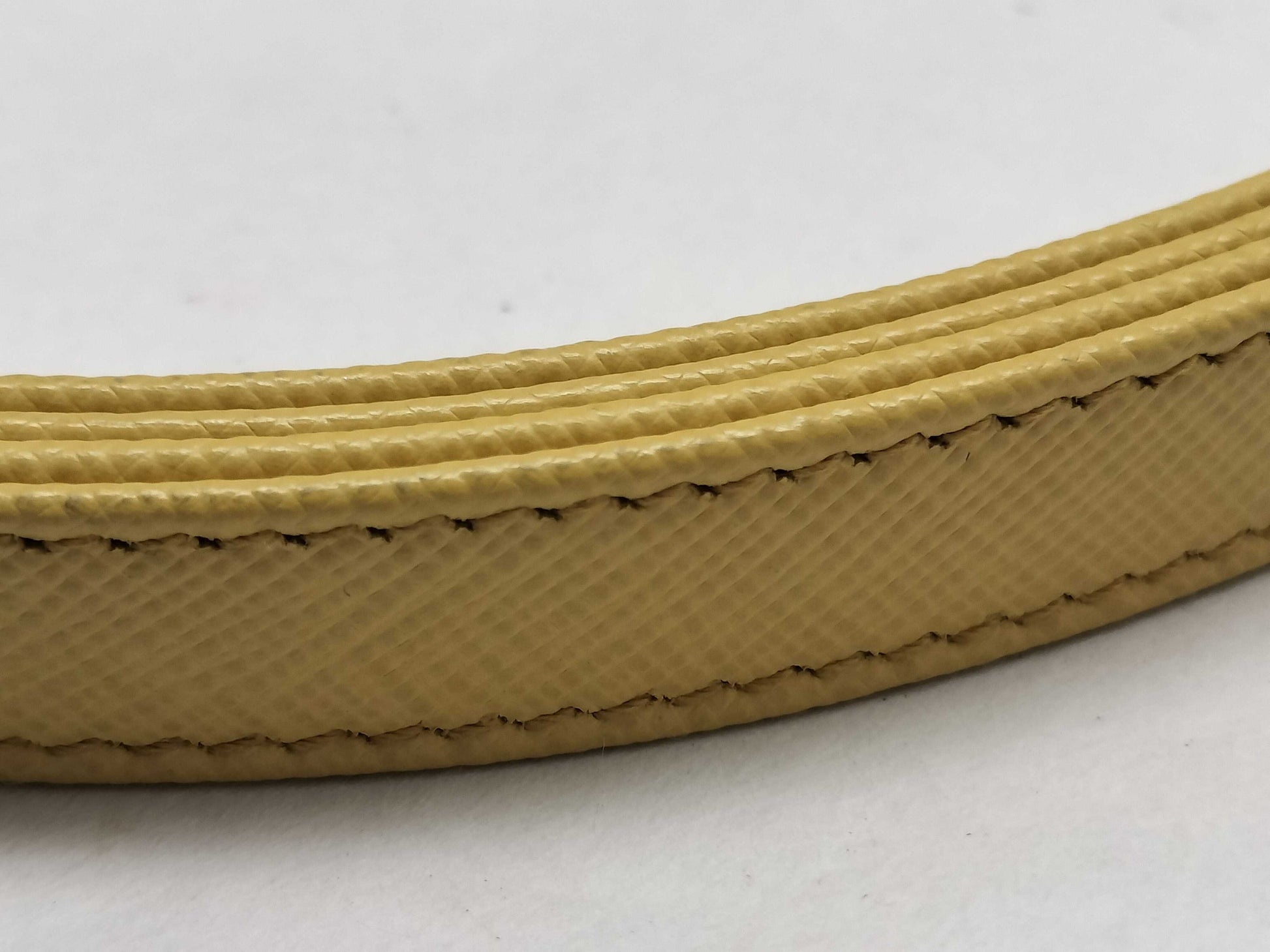 PRADA PRADA Shoulder Bag 1BC204 Yellow Quilted Shoulder Bag