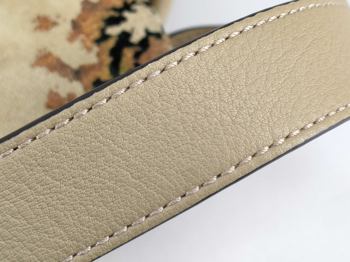 LOEWE Flamenco Knot Fringe Trim Tapestry Bag Shoulder Bag Suede, Leather, and Linen Shoulder Bag