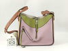 LOEWE Hammock Bag Small Handbag 387.30DS35 Beige x Pink Beige x Multi Classic Calfskin Shoulder Bag
