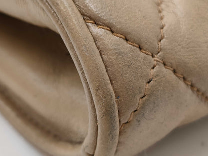 CHANEL Gripoa Shoulder Bag, Beige, Green, and Multicolor, Gold Hardware/Mini Size Shoulder Bag