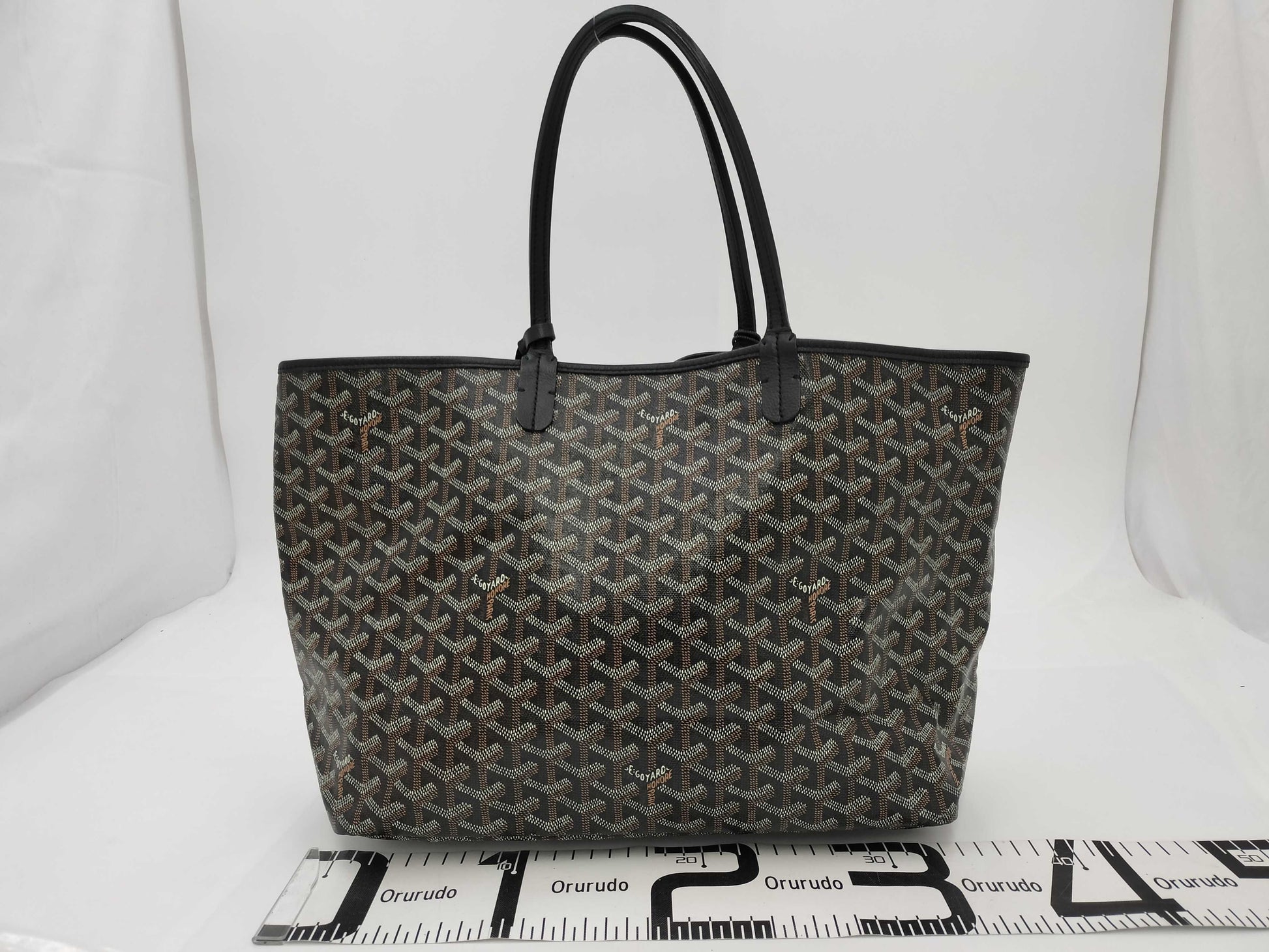 GOYARD GOYARD Saint Louis PM Tote Bag Black Tote Bag