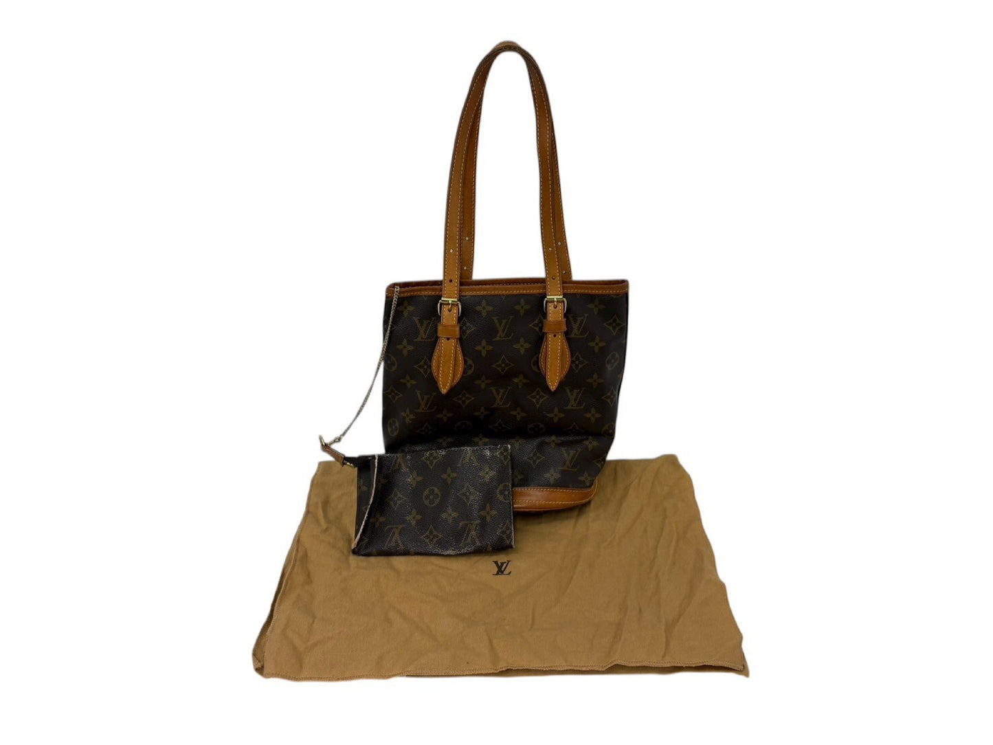 LOUIS VUITTON Monogram Monogram Bucket PM Tote Bag