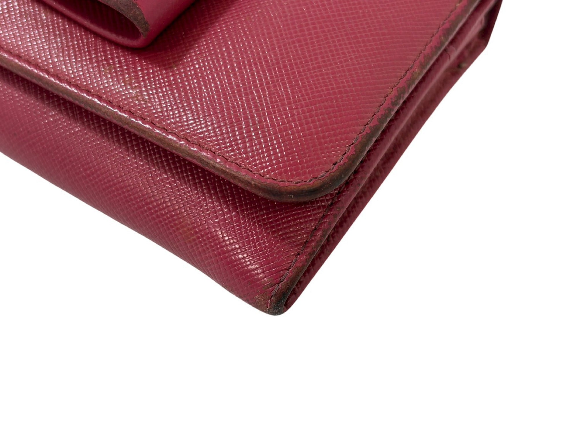 PRADA Ribbon Motif Long Wallet