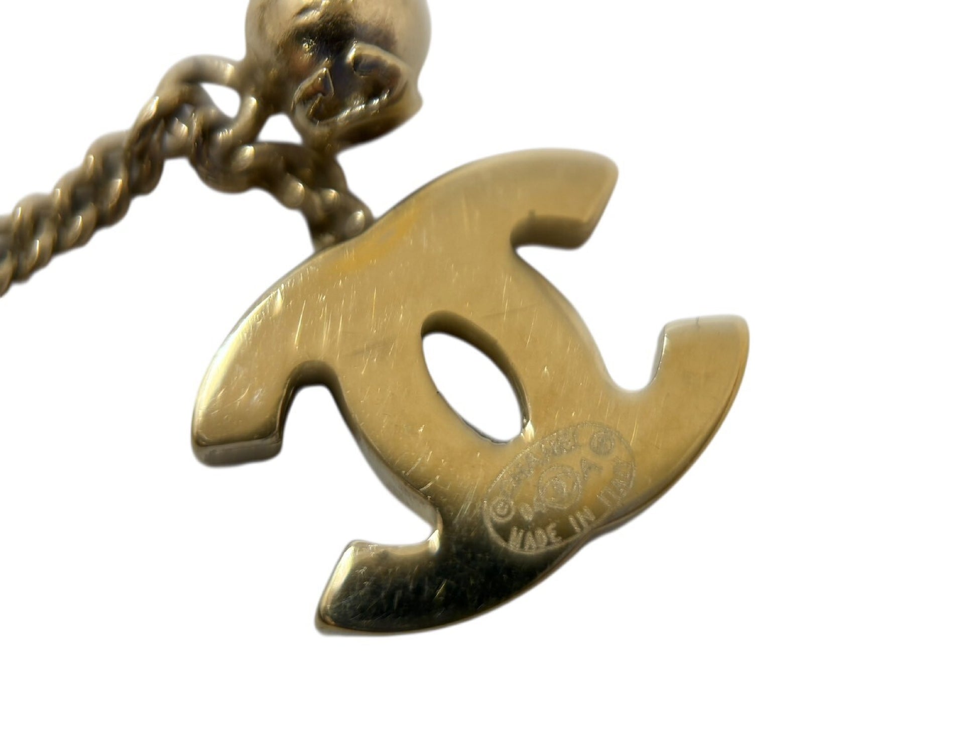 CHANEL 04A Mirror Motif Earrings