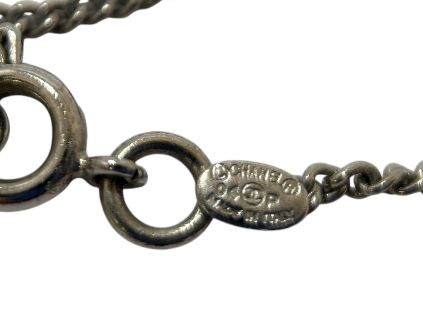 CHANEL Coco Mark Heart Necklace 04P Necklace