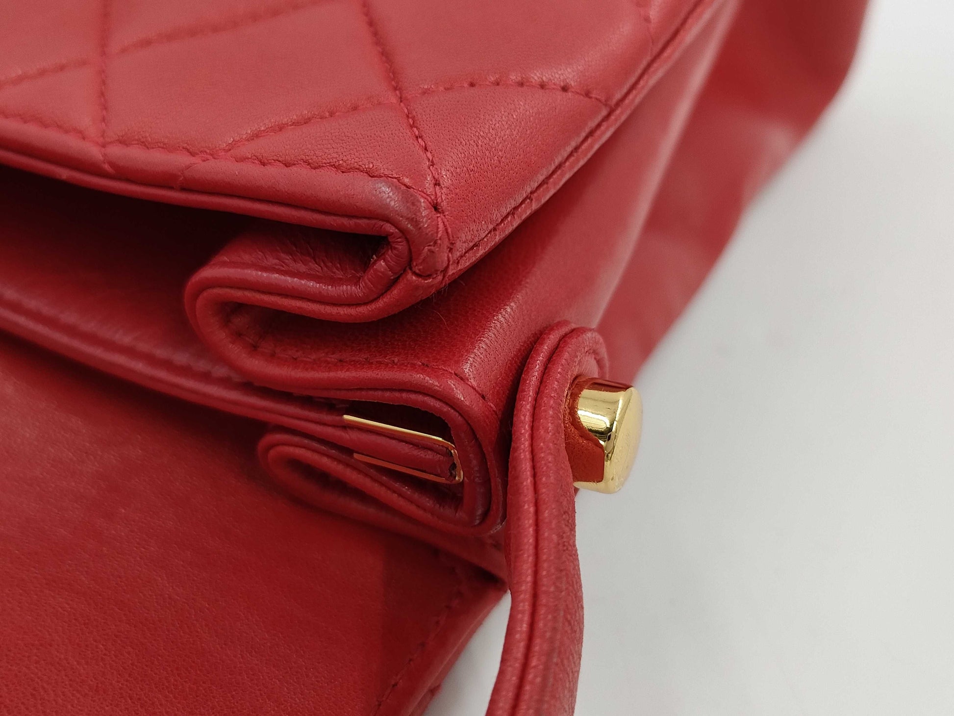 CHANEL Matelasse Double-Face Handbag Lambskin Handbag