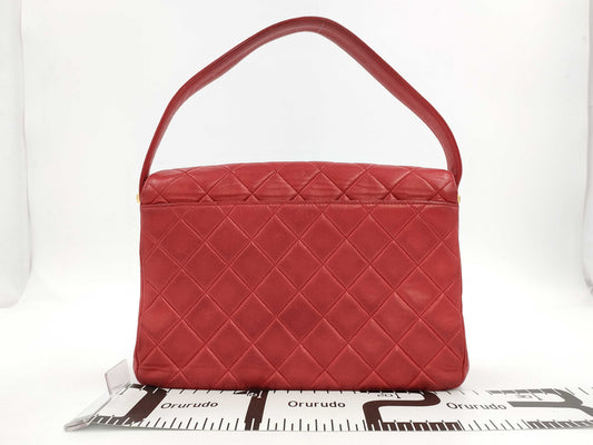CHANEL Matelasse Double-Face Handbag Lambskin Handbag