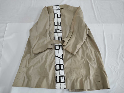 CHANEL Stained Collar Coat Long Length size38