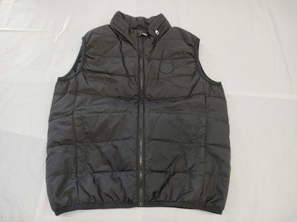 GUCCI GG Black Down Vest, Size 48