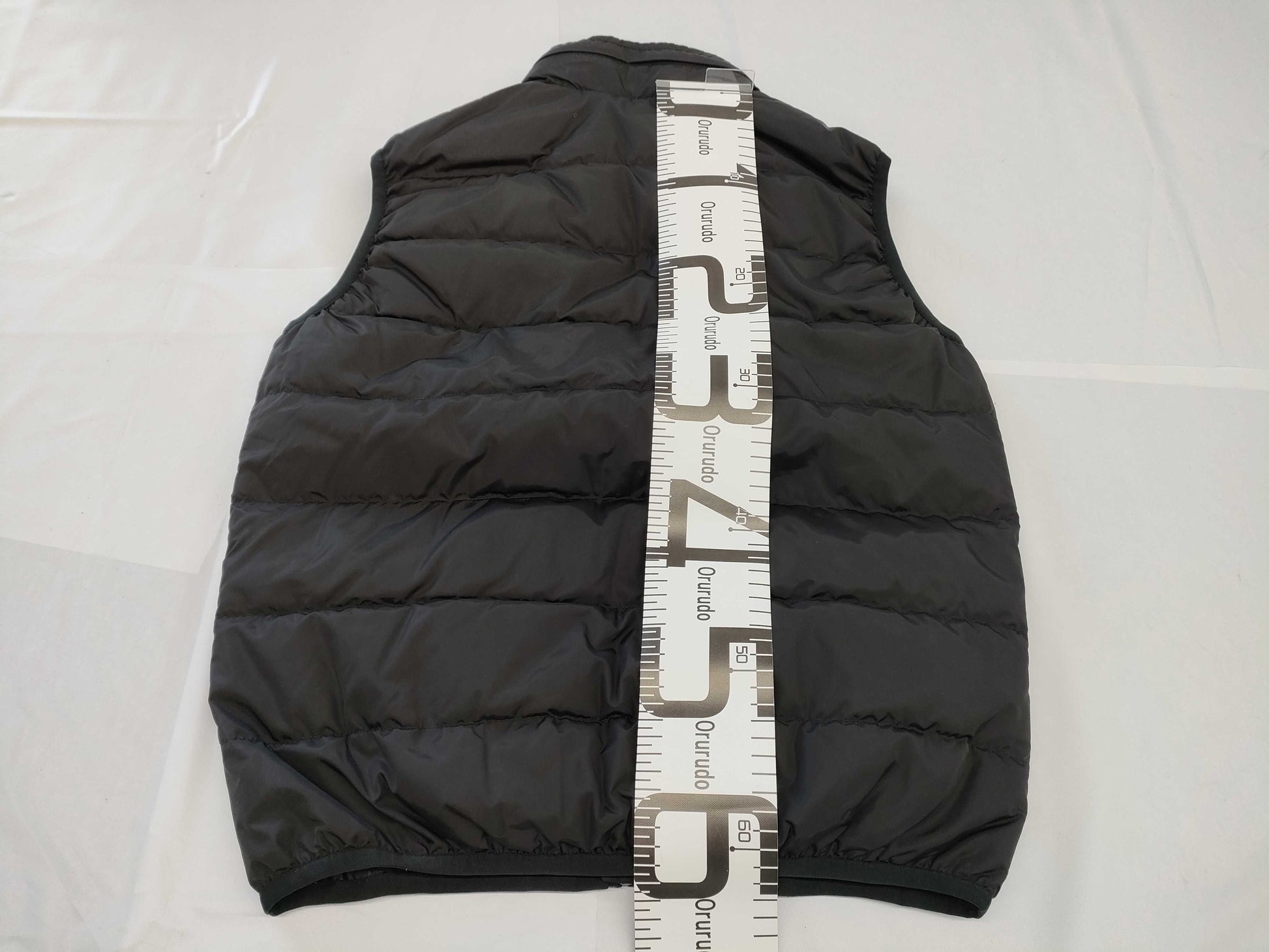 GUCCI GG Black Down Vest, Size 48