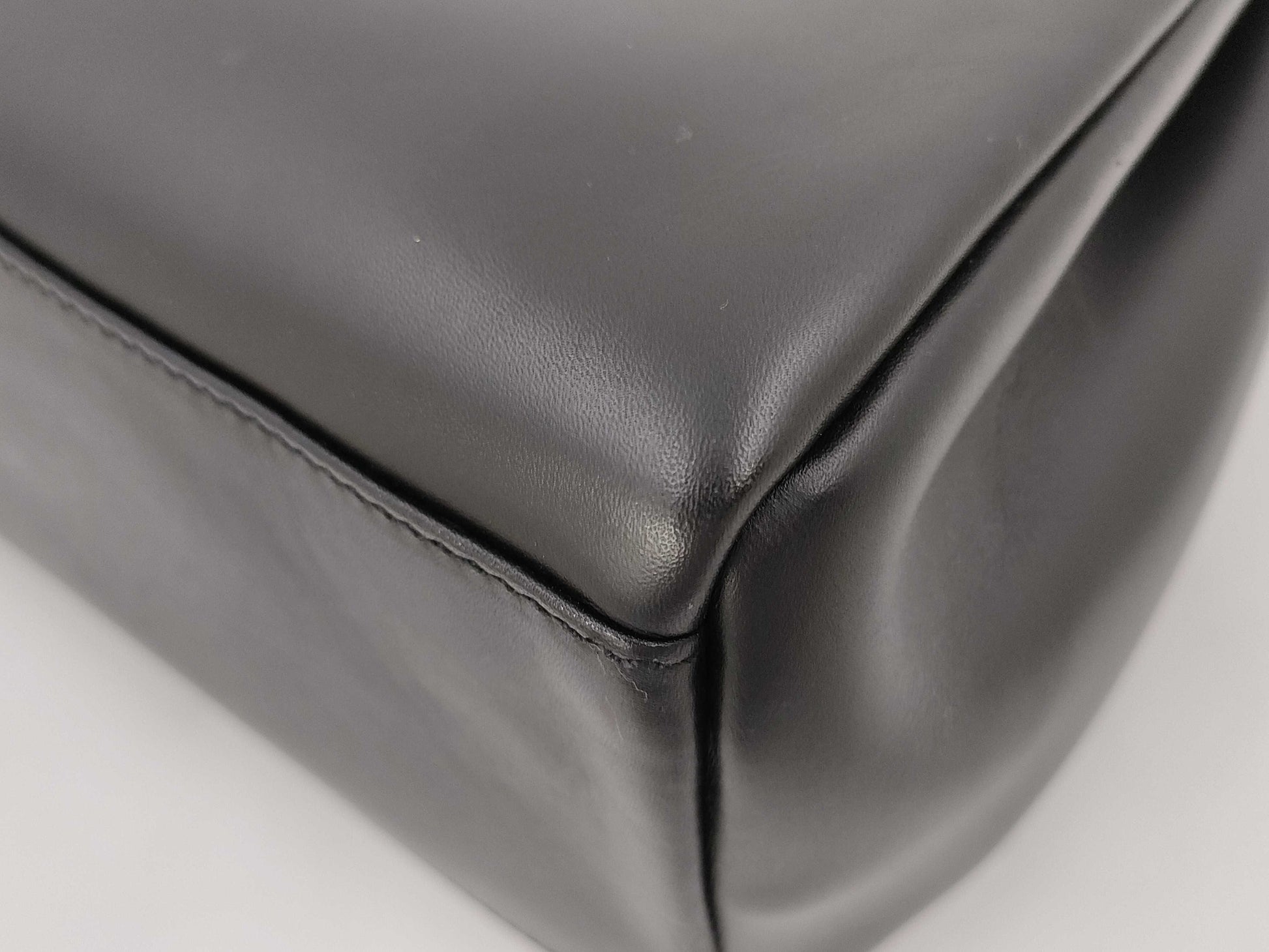 Salvatore Ferragamo Tote Bag, Box Calf Leather Handbag