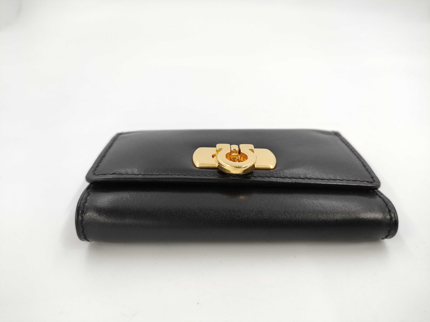 Salvatore Ferragamo Box Calf Key Case/Key Holder