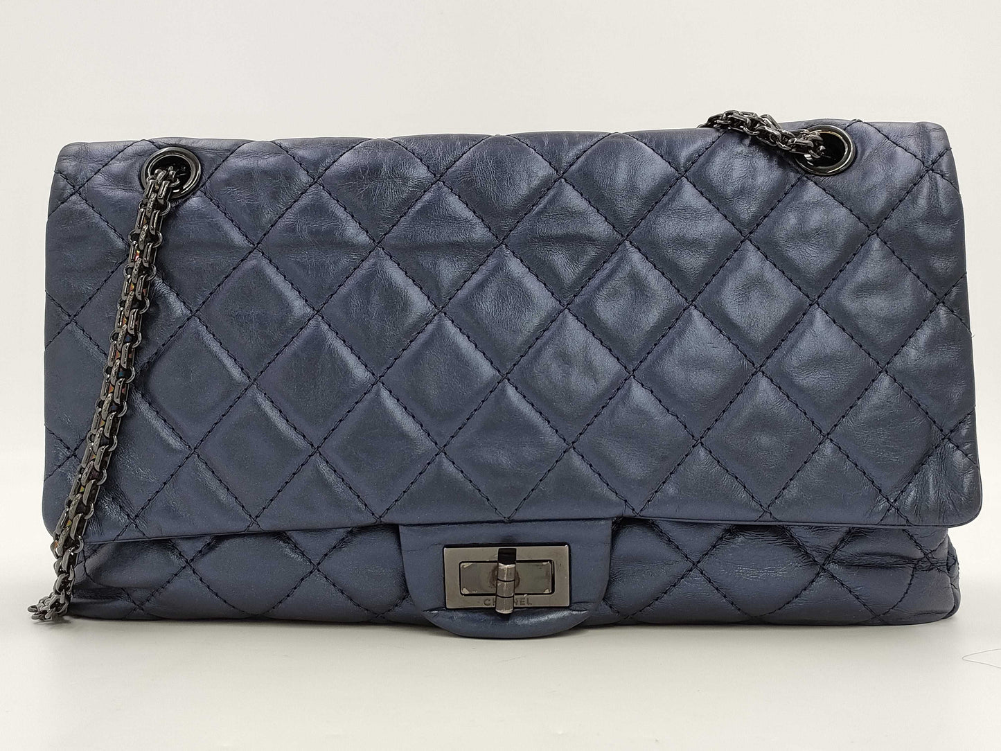 CHANEL 2.55 30jumbo Chain Shoulder Bag