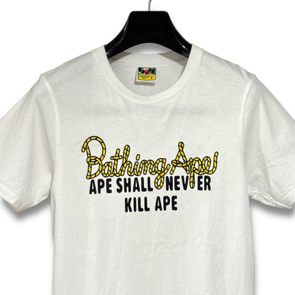 A BATHING APE Short Sleeve T-Shirt Champion Logo Tee Champion Logo Size S Shoulder 42cm x Sleeve 21cm x Width 46cm x Length 60cm T-shirt