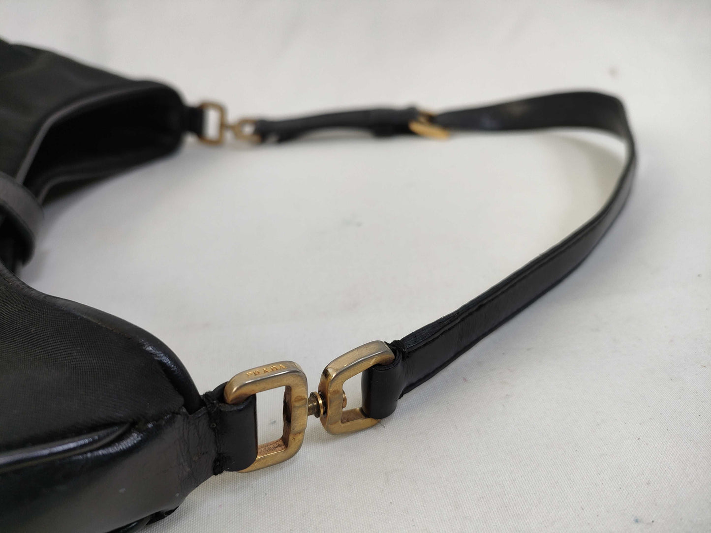 PRADA Nylon PRADA Nylon x Leather One Shoulder Bag Shoulder Bag