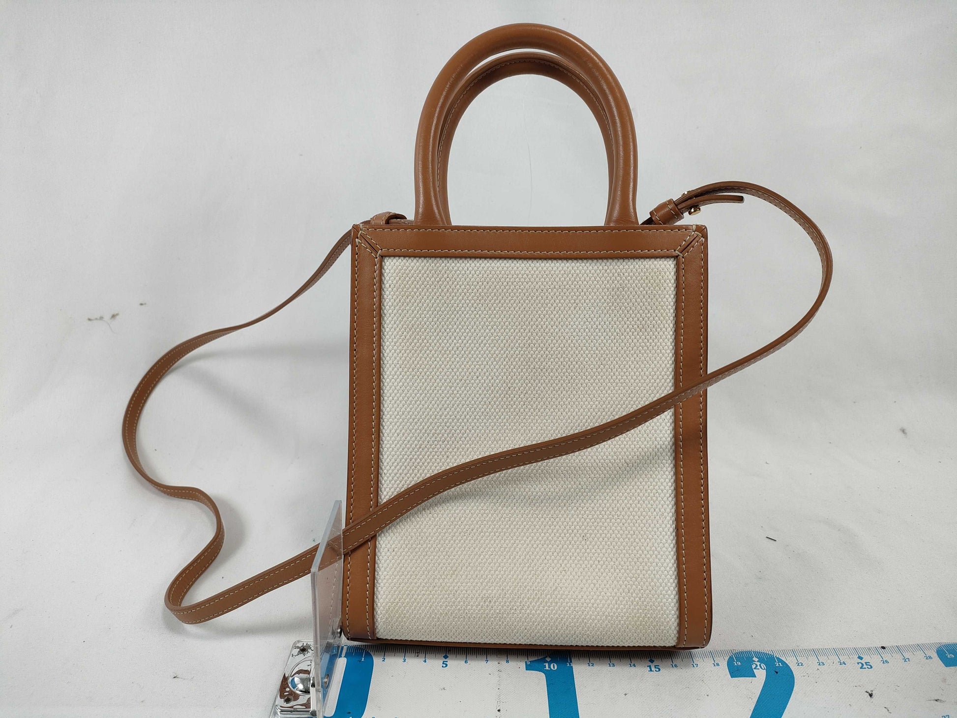 CELINE CELINE Vertical Cabas Hand Shoulder Bag 2WAY Handbag