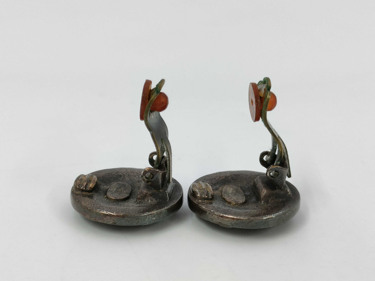 CHANEL Coco Mark Earrings Silver Earrings