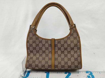 GUCCI Jackie Gucci GG Canvas Jackie Shoulder Bag Handbag