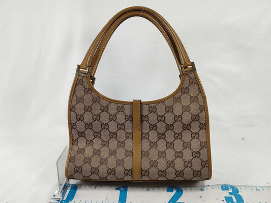 GUCCI Jackie Gucci GG Canvas Jackie Shoulder Bag Handbag