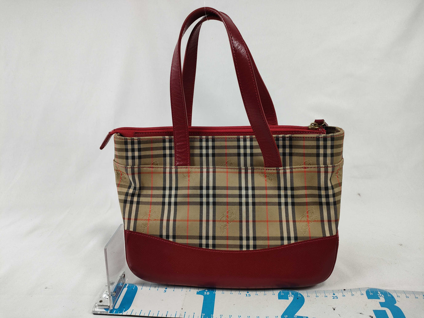 BURBERRY Nova Check Tote Bag