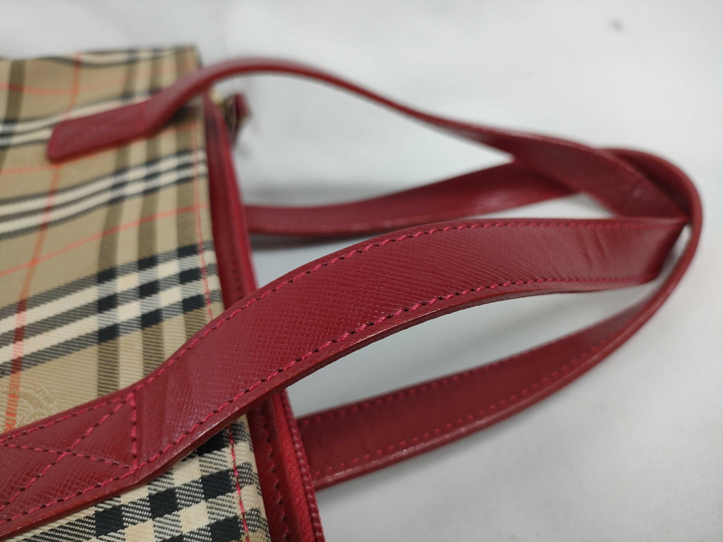 BURBERRY Nova Check Tote Bag