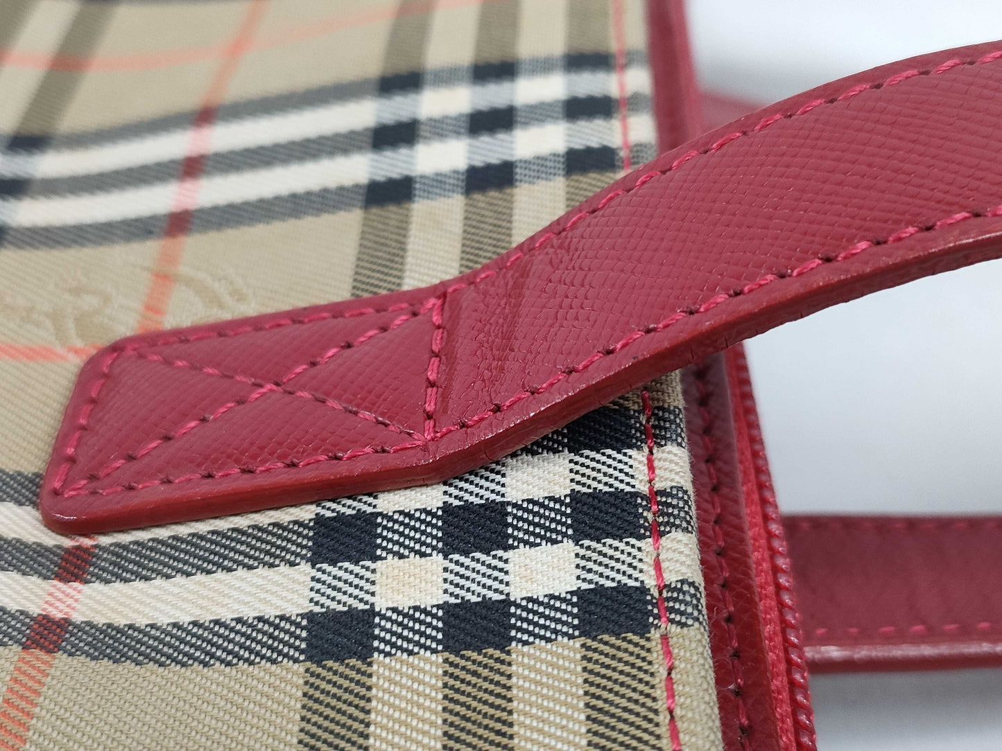 BURBERRY Nova Check Tote Bag