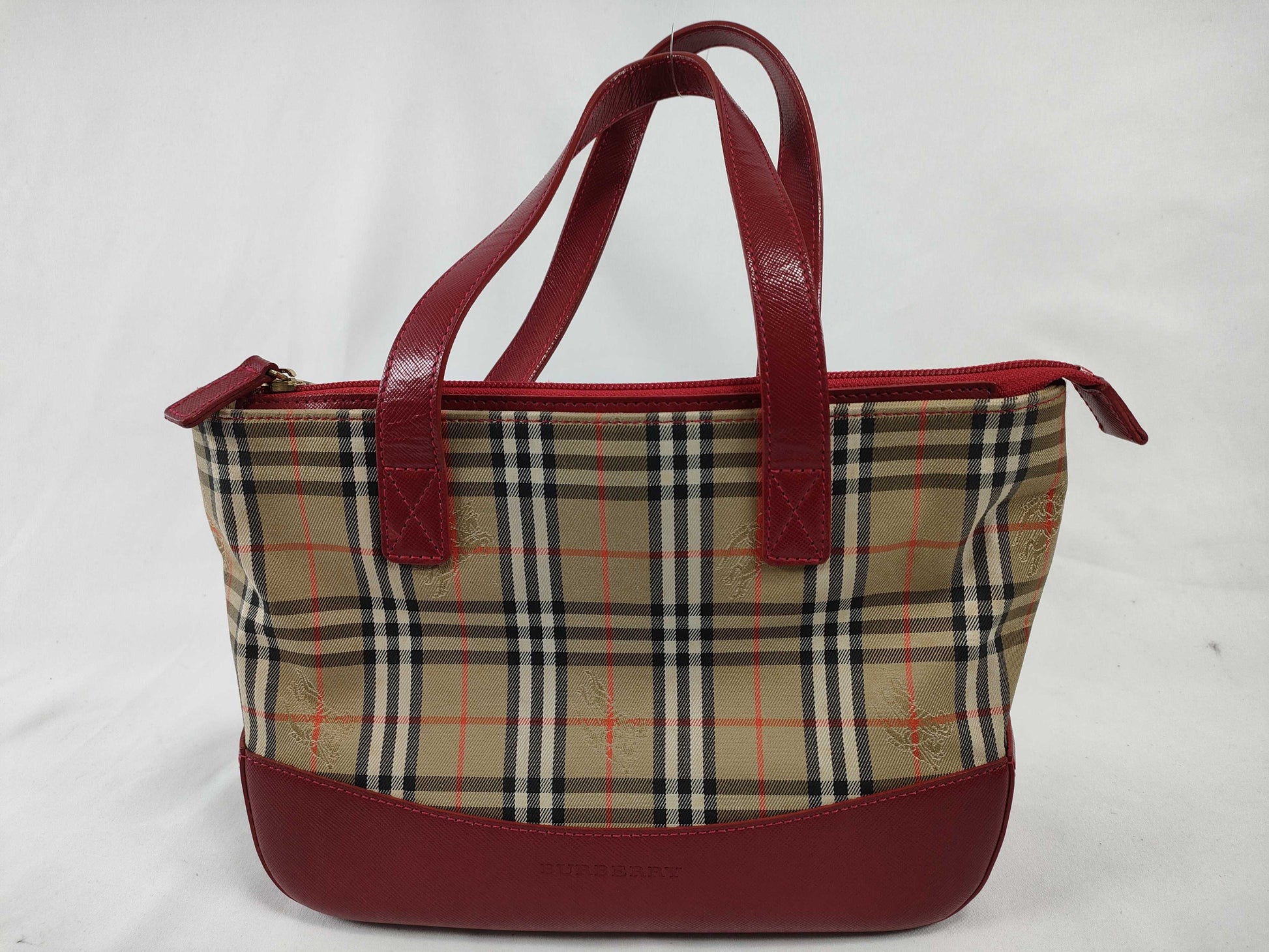 BURBERRY Nova Check Tote Bag