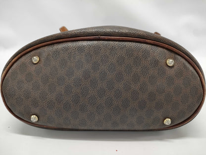 CELINE Tote Bag PVC x Leather Macadam Bucket Tote Bag