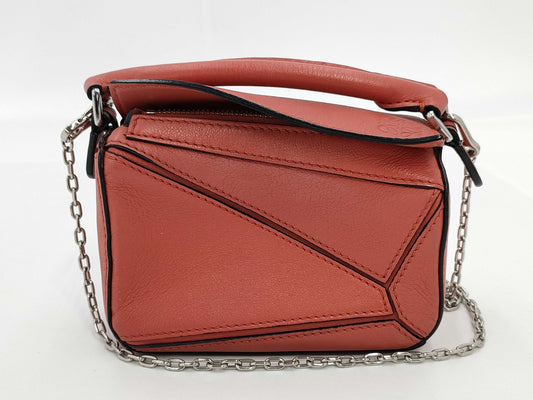 LOEWE Puzzle Bag Nano Chain Shoulder Bag