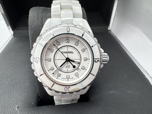 CHANEL J12 H1628 DM93169 White Dial Quartz Women's Watch
