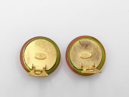 CHANEL 97A Earrings Gold Earrings