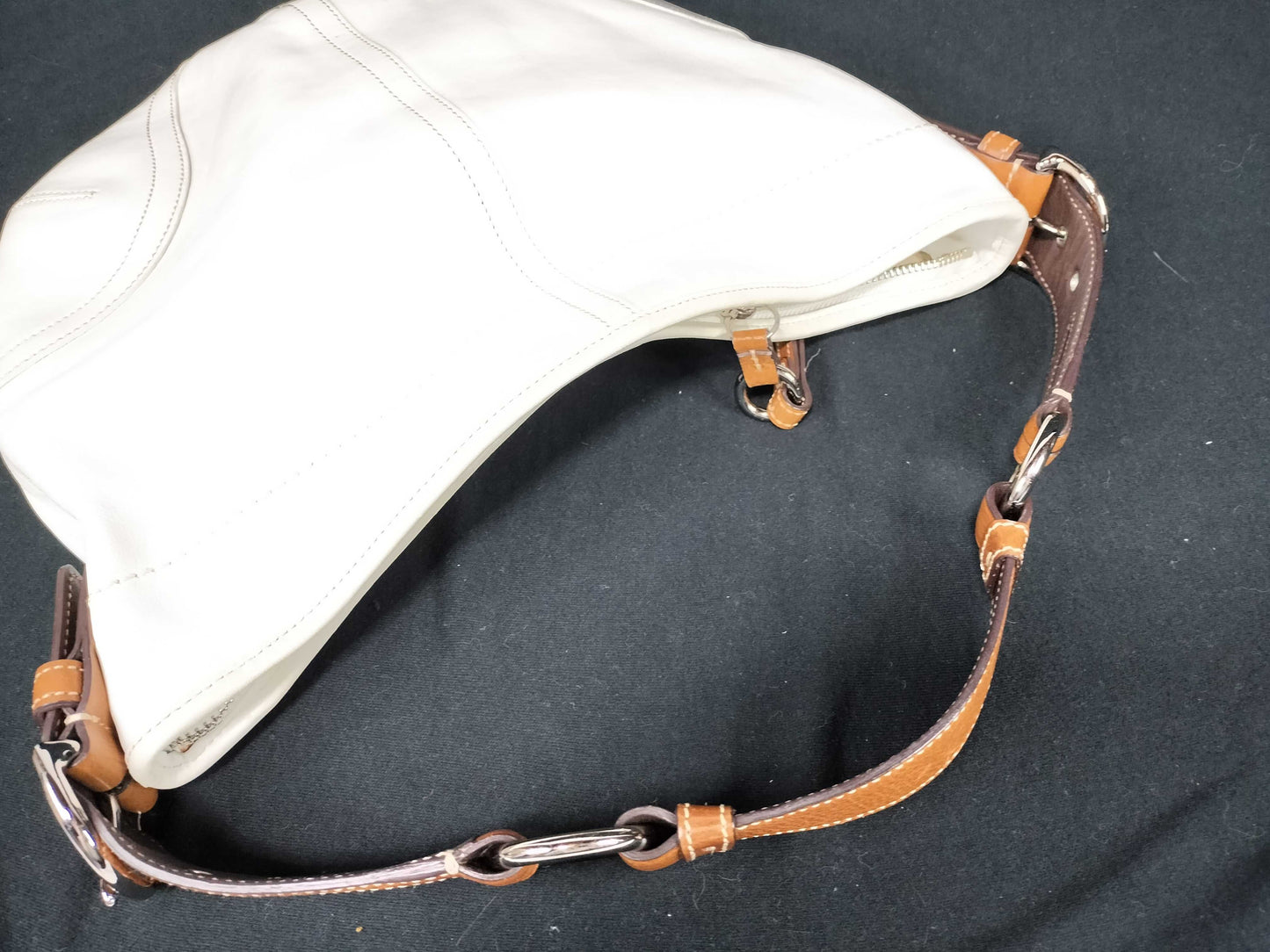 COACH / One-Shoulder Bag / 3651 / Hobo / Leather / Off-White Shoulder Bag