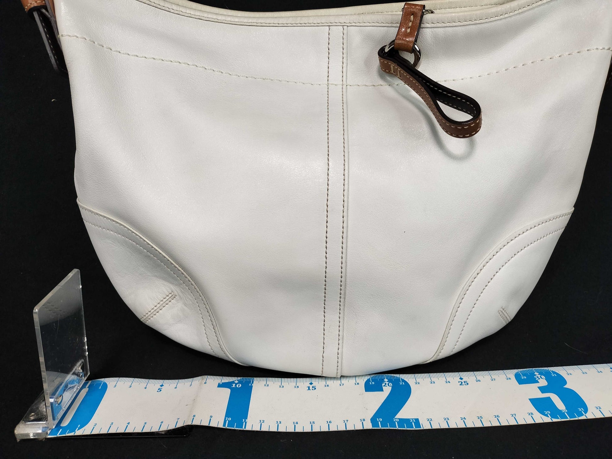 COACH / One-Shoulder Bag / 3651 / Hobo / Leather / Off-White Shoulder Bag