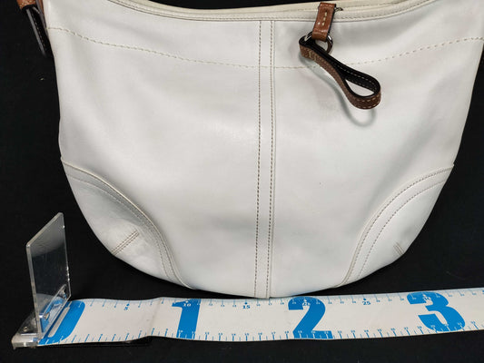 COACH / One-Shoulder Bag / 3651 / Hobo / Leather / Off-White Shoulder Bag