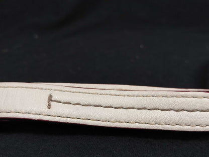 COACH Clutch Bag 12450 Turnlock Leather Off-White Clutch Bag