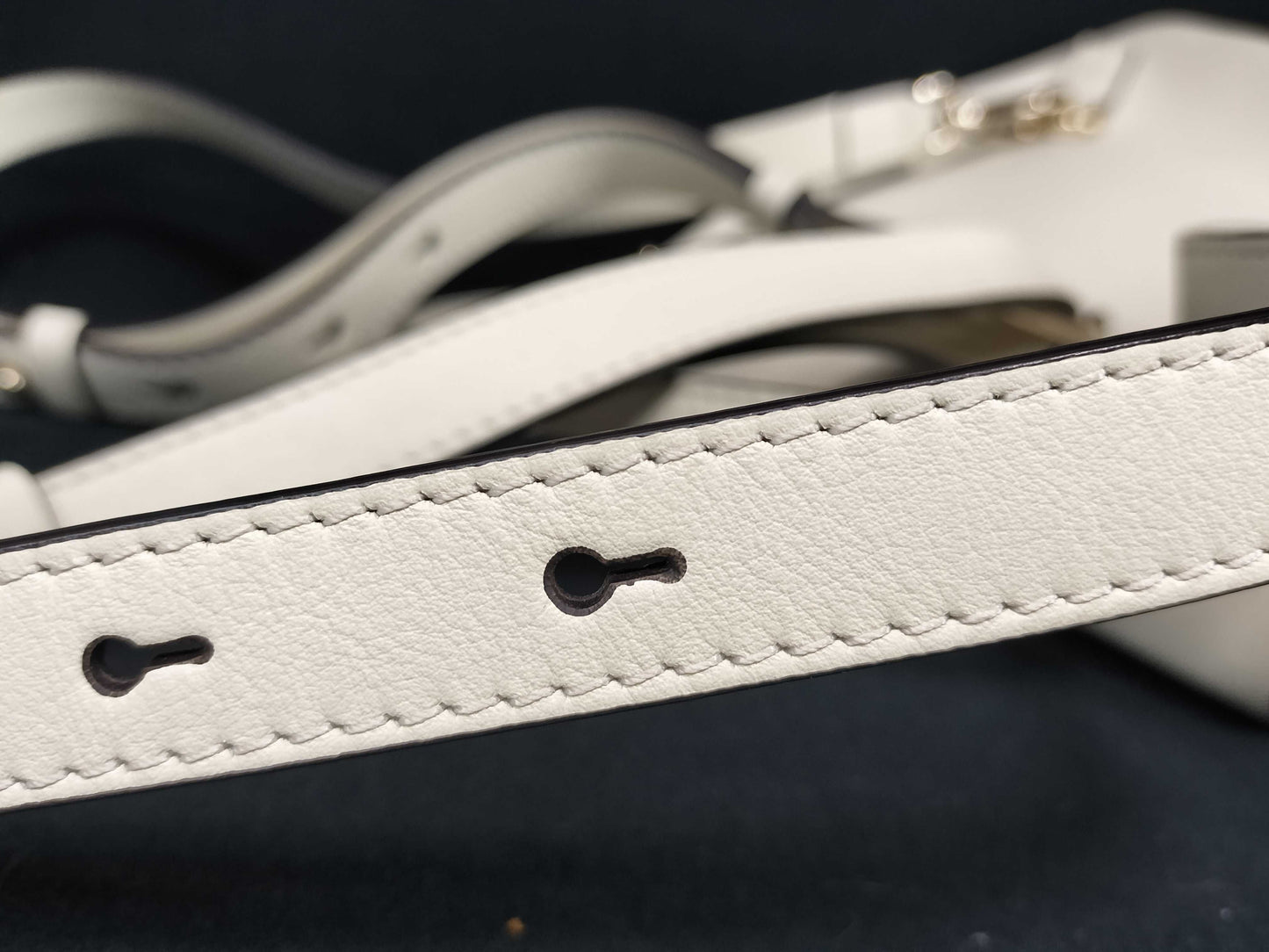 Chloe Backpack/Fay/Leather/Off-White Backpack