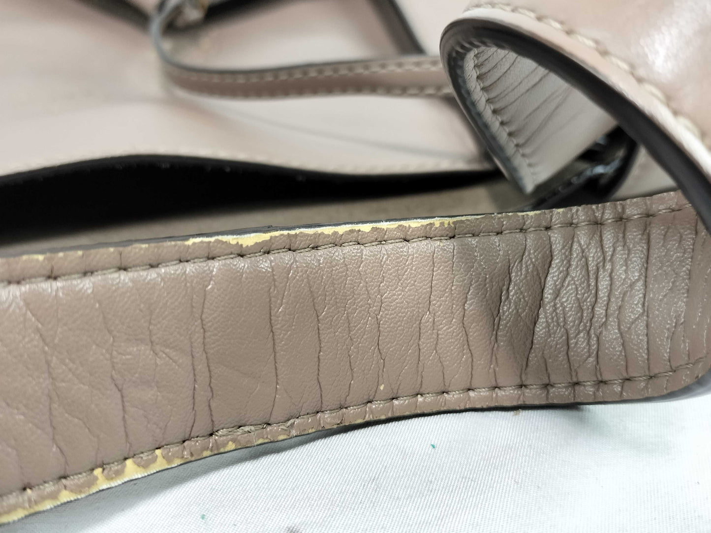 Stella McCartney / Large Tote Bag / 502793 / Logo / Punching / Alter Nappa / Greige / Pouch Included