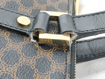 CELINE Madagam Tote PVC/Black Shoulder Bag