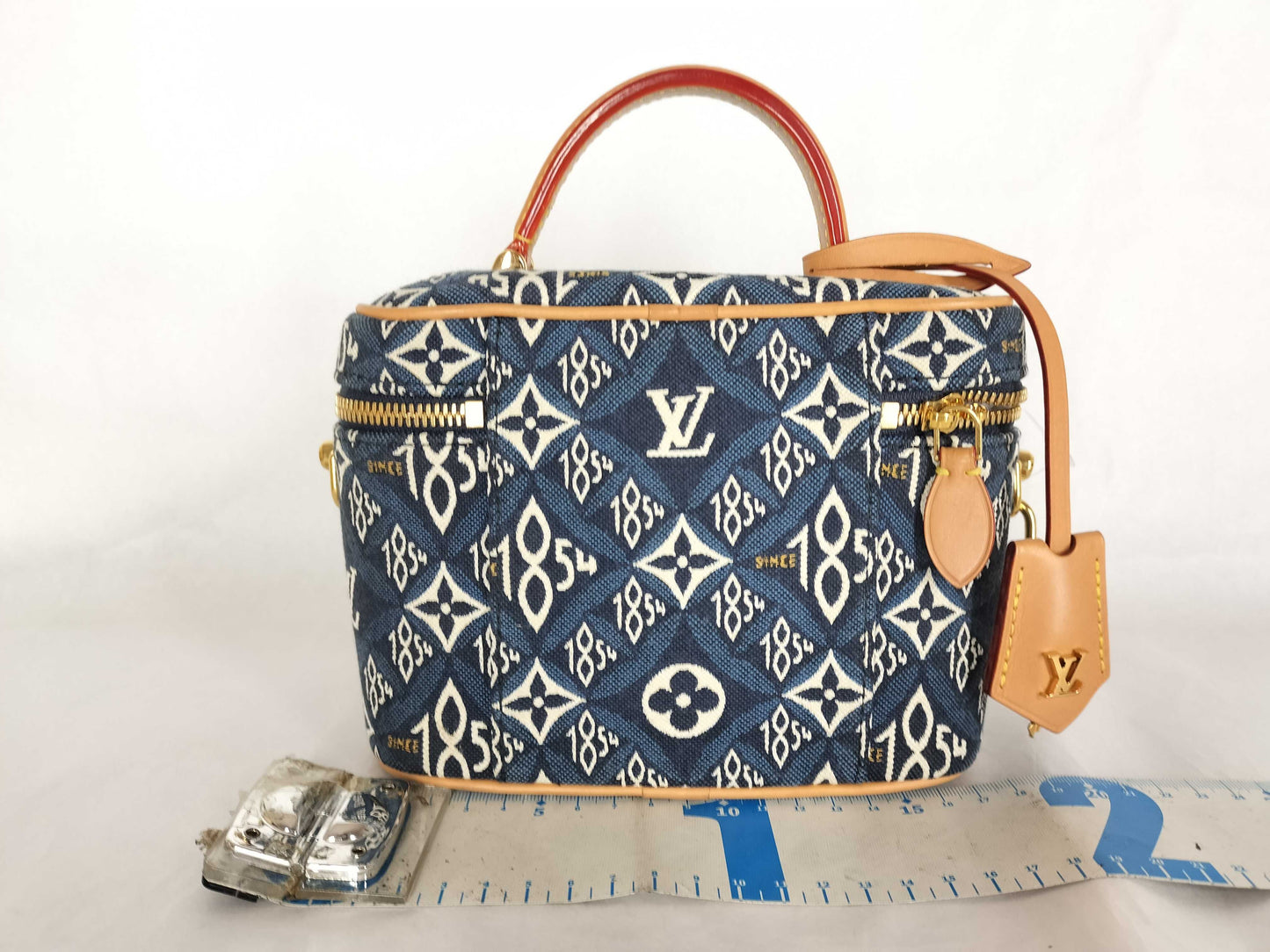 LOUIS VUITTON LOUIS VUITTON Vanity NV SINCE1854/Blue Vanity Bag