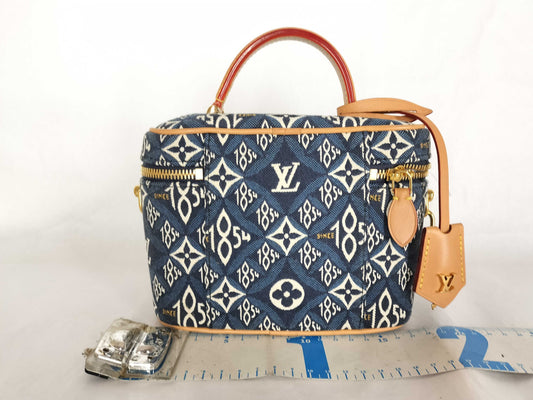 LOUIS VUITTON LOUIS VUITTON Vanity NV SINCE1854/Blue Vanity Bag