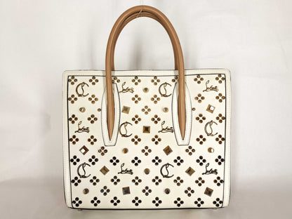 Christian Louboutin Paloma Medium Leather/White Handbag