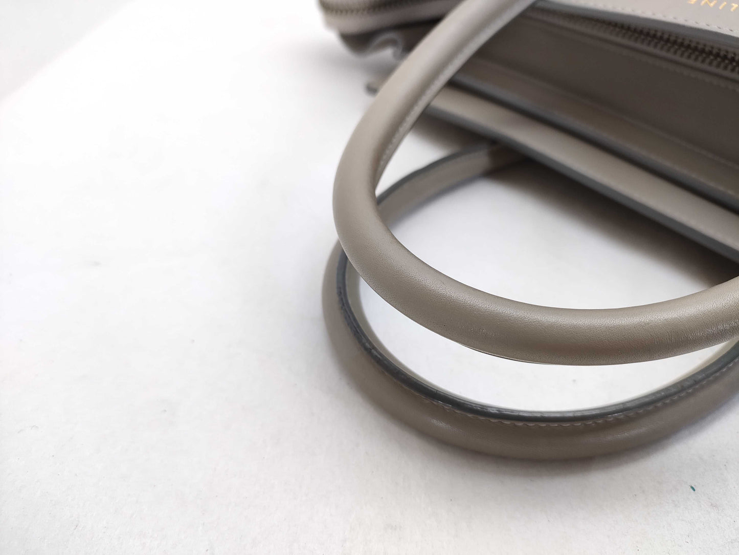 CELINE Luggage Mini Leather/Beige Handbag