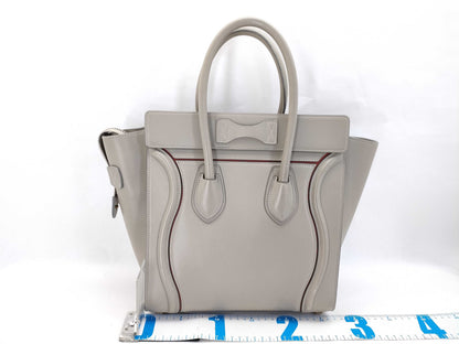 CELINE Luggage Mini Leather/Beige Handbag