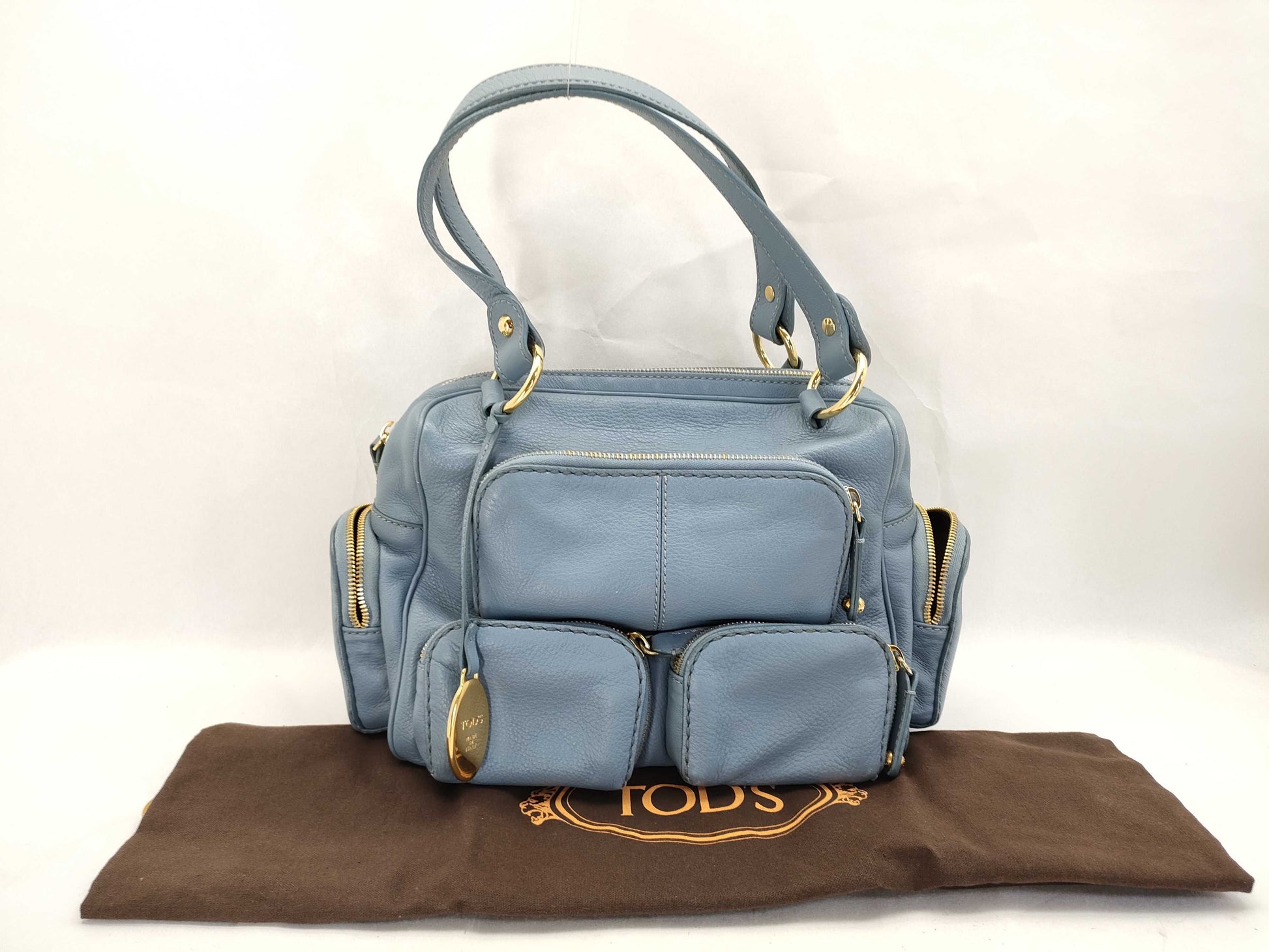 TODS TODS Handbag Leather/Blue Handbag