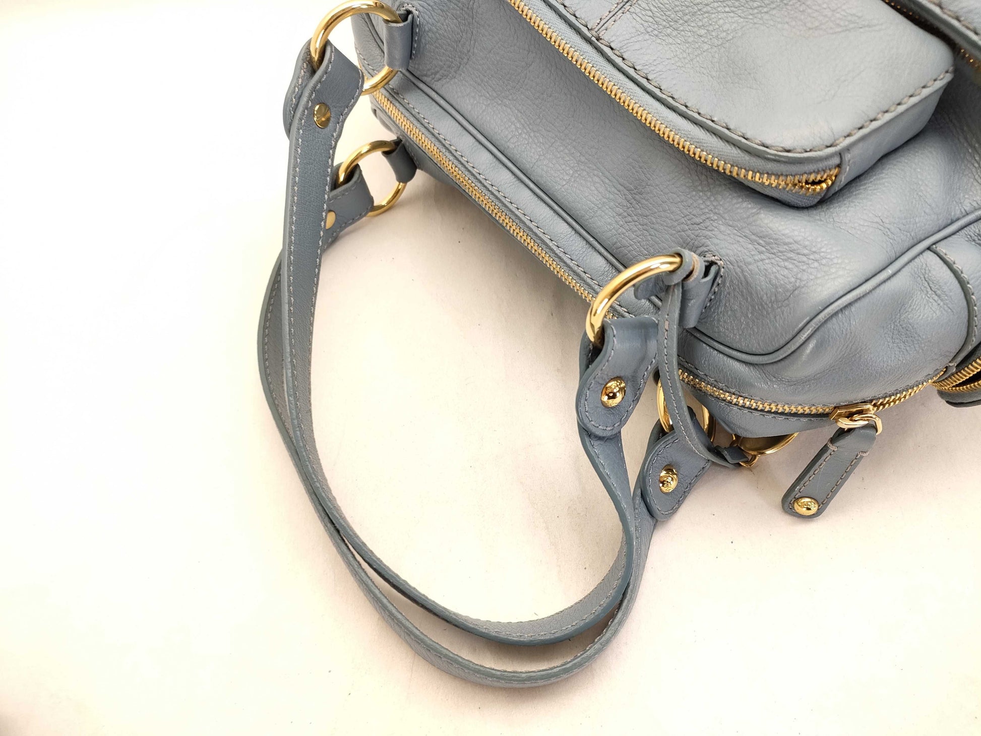 TODS TODS Handbag Leather/Blue Handbag